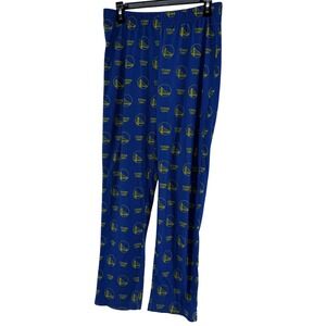NBA Golden State Warriors Stephen Curry Fleece Pajama Pants Blue Mens Medium
